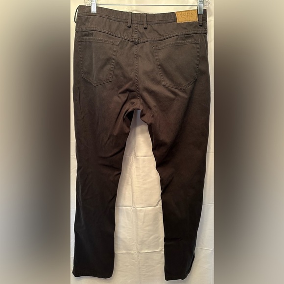 Ballin Crescent Modern Fit 5 Pocket Twill Pants in Pavement Black Size 36x35 - Picture 8 of 11